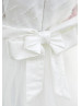 Ivory Beaded Tulle Luxury Flower Girl Dress